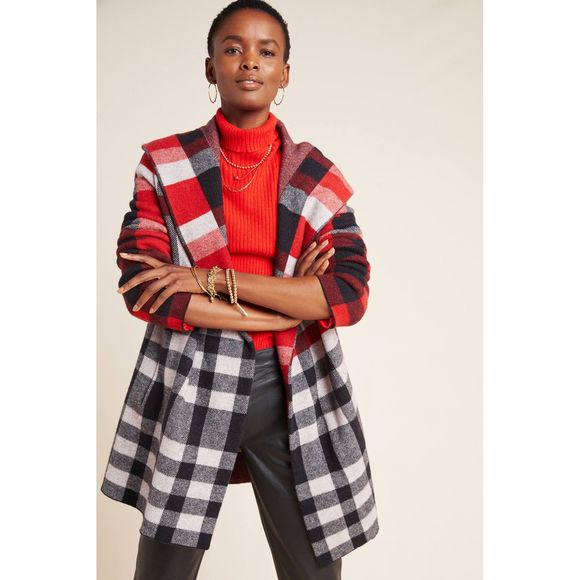 Anthropologie Sweaters - New Anthropologie Cressida Wool Sweater Coat $198